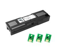 Compatible avec Le boîtier de réservoir de Maintenance Canon MC-32 avec Puce for Les imprimantes des séries TC-20 et TC-5200(1 Tank and 3 Chip)