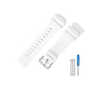 Compatible avec le bracelet Aqs810 et la montre AQ-S810W, accessoires de remplacement, boîtier en caoutchouc blanc WC-5208, 5208 modifié(White Steel K5)
