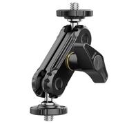 Compatible avec Le Bras Magique à Double rotule métallique Ulanzi R102 avec Support pivotant à 360° for caméra, Moniteur et Microphone vidéo