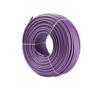 Compatible avec le câble Profibus DP Bus 6XV1830-3EH10 6XV1830-0EH10 - Fil multiconducteur blindé à 2 fils (violet, 20 mètres)
