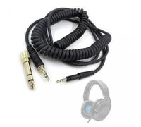 Compatible avec le câble spiralé OFC 6,35 mm Sennheiser HD6DJ/HD8 pour équipement DJ