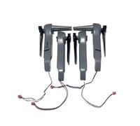 Compatible avec Le Cadre de Protection de l'hélice du Drone V88, Bras du Moteur, Ailes, Lames en Feuille d'érable, pièces de Rechange(4pcs Grey Arm)