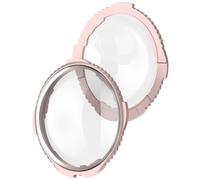 Compatible avec Le Capuchon d'objectif Insta360 X5 avec Protection en Verre trempé(for X4,1 Pair Pink)