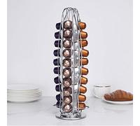 Compatible avec le carrousel Nespresso pouvant contenir 40 capsules, stockage de dosettes OriginalLine Beau support de dosettes de café Distributeur de grains de café Stockage Rotation à 360 degrés
