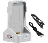 Compatible avec Le Chargeur de Batterie DJI Flip, Hub de Charge bidirectionnel, Kit de Station de Charge de majordome Vertical for Accessoires de Drone Flip(A)