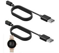 Compatible avec le chargeur de montre intelligente Sekonda Connect, chargeur de rechange USB magnétique Blueshaweu compatible avec la montre intelligente Sekonda Connect pour femme de 40 mm (noir +