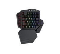 Compatible avec Le Clavier mécanique sans Fil Redragon K585 Pro à Une Main, 42 Touches, 3 Modes RVB, 7 Touches Macro intégrées, Support de Poignet Amovible.(Blue Switch)