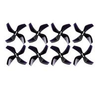 Compatible avec Le Drone Beta85X, Ensemble de 4 Paires d'hélices à 4 pales de 2 Pouces, Trou de 1,5 mm for Tinywhoop(8pcs 2020 Black)