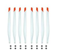 Compatible avec Le Drone DJI Agras T50 T40, Lames Composites en Fibre Blanche, hélices résistantes au Soleil à Rotation CW CCW(Set of 8 pcs)