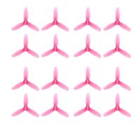 Compatible avec Le Drone DJI Avata 2, 4 hélices 3032, rotors de Rechange à Trois pales avec bagues d'adaptation(8pairs Pink)