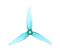 Compatible avec Le Drone iFlight Nazgul, hélice tripale de 5 Pouces avec alésage de 5 mm, Jeu de 2/4 Paires CW/CCW for Drone de Course FPV(4pair-Blue)