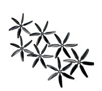 Compatible avec Le Drone Q250, 20/10/4/2 pièces, hélice 5040 5 Pouces à 6 pales, Sens horaire et antihoraire, for quadricoptère de Course(10pcs 5CW 5CCW)