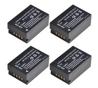 Compatible avec Le kit Batterie et Chargeur Double Fujifilm NP-T125 (2 Batteries de 1280 mAh) for appareils Photo GFX 50S, 50R, 100 et GFX1.(4Pcs)