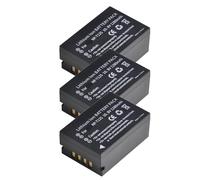 Compatible avec Le kit Batterie et Chargeur Double Fujifilm NP-T125 (2 Batteries de 1280 mAh) for appareils Photo GFX 50S, 50R, 100 et GFX1.(3Pcs)