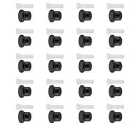 Compatible avec le kit de buse de pulvérisation Hunter comprenant couvercles et filtres pour systèmes d'irrigation de jardin en plein air, pièces en plastique noir et blanc pour un contrôle efficace