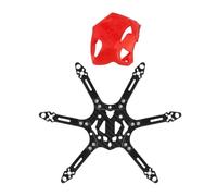 Compatible Avec Le Kit De Châssis Hexacoptère En Fibre De Carbone ShenStar Mini 175 Mm Avec Bras De 3 Mm Et Auvent De Caméra En TPU Imprimé En 3D For Hélice De 3 Pouces(Red)