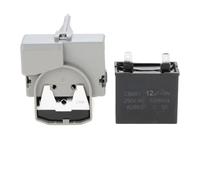 Compatible avec le kit de condensateur de relais Whirlpool. | Pièces de réparation compresseur réfrigérateur et congélateur, assorties à W10197428 W10189190 W10662129