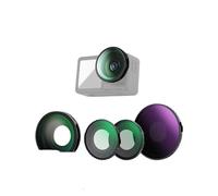 Compatible avec le kit de filtres et d'objectifs 4 en 1 Neewer, compatible avec DJI Osmo Action 5 Pro/4, filtre ND variable 8-32 + CPL + diffusion de brume noire 1/4