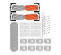Compatible avec le kit de sac de vadrouille avec filtre à brosse DJI S. | Rouleau anti-nœuds, balayeuse d'angle, filtration Hepa, tampon absorbant, verrou anti-poussière
