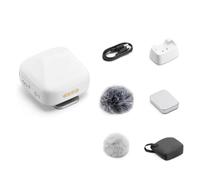 Compatible avec Le Microphone sans Fil DJI et Son étui de Chargement, Micro-Cravate Compact for Smartphones et appareils Photo, autonomie prolongée(Transmitter W)