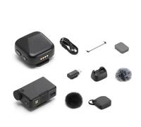 Compatible avec Le Microphone sans Fil DJI et Son étui de Chargement, Micro-Cravate Compact for Smartphones et appareils Photo, autonomie prolongée(Mic Mini 1TX 1RX)
