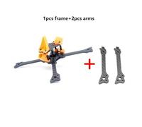 Compatible avec Le modèle 533 Lite, kit de châssis en X Fibre Carbone 190 mm (5 Pouces) Bras 5 for Drone Course quadricoptère RC(1 Frame and 2 Arms)