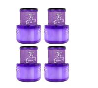 Compatible avec le modèle d'entraînement de couple V11, détection V15 SV14, composants filtre HEPA for aspirateur sans fil(4PCS)