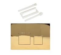Compatible avec le panneau de réservoir d'eau dissimulé UP300 UP320 de deuxième génération, interrupteur de chasse d'eau suspendu for réservoir d'eau dissimulé(Bright gold)
