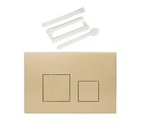 Compatible avec le panneau de réservoir d'eau dissimulé UP300 UP320 de deuxième génération, interrupteur de chasse d'eau suspendu for réservoir d'eau dissimulé(Matte gold)