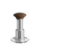Compatible avec le pilon à 4 ressorts MHW Knight 30Lbs Accessoires | Retour de pression de 30 lb, base de 51/58 mm, for un expresso constant.(58.35mm Flat Silver)