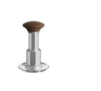 Compatible avec le pilon à 4 ressorts MHW Knight 30Lbs Accessoires | Retour de pression de 30 lb, base de 51/58 mm, for un expresso constant.(58.35mm Thead Silver)