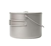 Compatible avec le pot en titane TOAKS, batterie de cuisine de camping en plein air avec poignée de caution de 1600 ml for la randonnée et la pêche