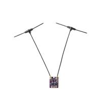 Compatible avec Le récepteur Double antenne ELRS 2,4 GHz Diversity avec TCXO intégré for Drones FPV Freestyle RC Racing et Longue portée(2PCS ELRS 2.4G Dual)