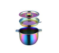 Compatible avec le récipient à huile Star en acier inoxydable de 2,8 L, récipient de stockage de soupe doré avec filtre, ustensiles de cuisine ménagers(1 item)