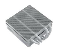 Compatible avec Le Refroidisseur de processeur à Profil Bas DH380 | Refroidisseur compact à 4 caloducs compatible avec les versions Intel LGA AMD AM5 AM4 mini ITX(DH380-Silver)