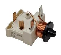 Compatible avec le relais de démarrage Whirlpool 117U6005, 5 pièces | Relais de bobine de moteur, pièces de rechange universelles for compresseur de réfrigérateur et congélateur