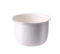 Compatible avec le revêtement en acier inoxydable sans, cuiseur à riz céramique, bol intérieur pression électrique 4L 5L 6L(Khaki)