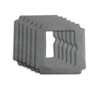 Compatible avec le robot lave-vitres Liectroux, lingettes de nettoyage en fibres, lot de 6