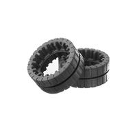 Compatible avec le robot laveur de sols iRobot Braava Jet M6 (6012/6110/6112/6113) : Pneus antidérapants - Pièce de rechange (12 pièces)