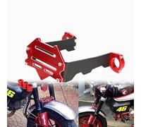 Compatible avec le support de boue avant inférieur CNC Monkey 125 2018-2023 (rouge)