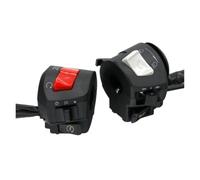 Compatible avec le support de guidon moto, interrupteur, klaxon gauche droit, clignotant, phare, contrôleur démarreur électrique