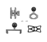 Compatible avec Le Support de téléphone de vélo FANAUE, Vue à 360°, Universel for Moto de 4,7 à 7 Pouces, Clip de Support de Support Mobile(CC-05T)