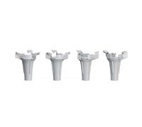 Compatible avec Le Train d'atterrissage DJI Neo, Pieds d'extension de Hauteur à dégagement Rapide avec Embouts de Protection(Gray)