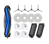 Compatible avec l'Ecovacs Deebot T50 PRO: brosse latérale principale, filtres HEPA, serpillière, sacs à poussière - Pièces détachées for aspirateur robot(D8)