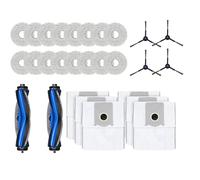 Compatible avec l'Ecovacs Deebot T50 PRO: brosse latérale principale, filtres HEPA, serpillière, sacs à poussière - Pièces détachées for aspirateur robot(B2)