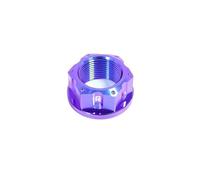 Compatible avec l'écrou de bras oscillant de l'essieu arrière en titane RTAMO M22 M24 M25 × 1,5 pas de moto(Purple,M24X1.5P)