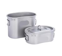Compatible avec l'ensemble de casseroles et de Tasses en Titane, Batterie de Cuisine de Camping en Plein air de 300 ML et 600 ML for la randonnée et la Cuisine