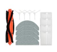 Compatible Avec Les Accessoires D'aspirateur Robot Xiaomi, S20 E12 E10 B112, Brosse Principale, Brosse Latérale, Filtre En Tissu De Vadrouille, Pièces De Rechange De Remplacement(13PCS)