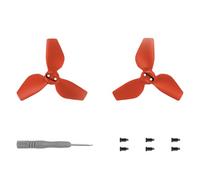 Compatible avec Les Accessoires de Drone Neo, 2 hélices à Faible Bruit de Couleur Rouge, caméra Volante de Poche 2016S, Aile de Drone légère