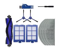 Compatible avec les accessoires de remplacement for aspirateur hybride Anker Eufy RoboVac X8, brosse principale/latérale, chiffon de vadrouille, filtre Hepa, pièces de rechange ( Color : 11pcs-02 )